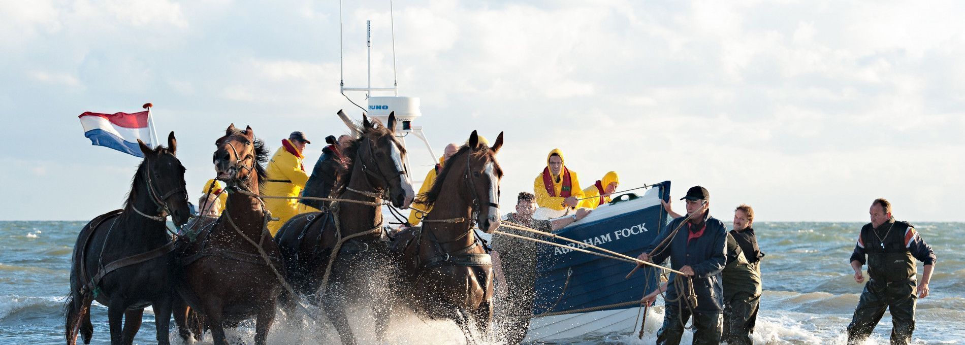Demonstration horse-drawn rescue boat - Tourist Information