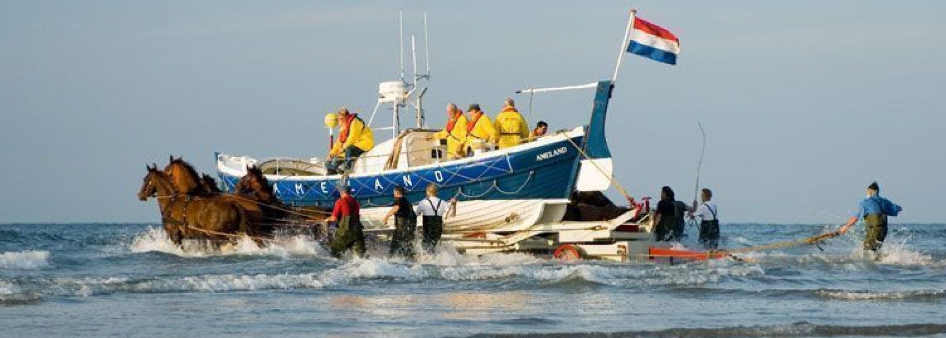 Demonstration horse-drawn rescue boat - Tourist Information