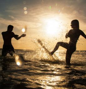Swimming in the sea - VVV Ameland