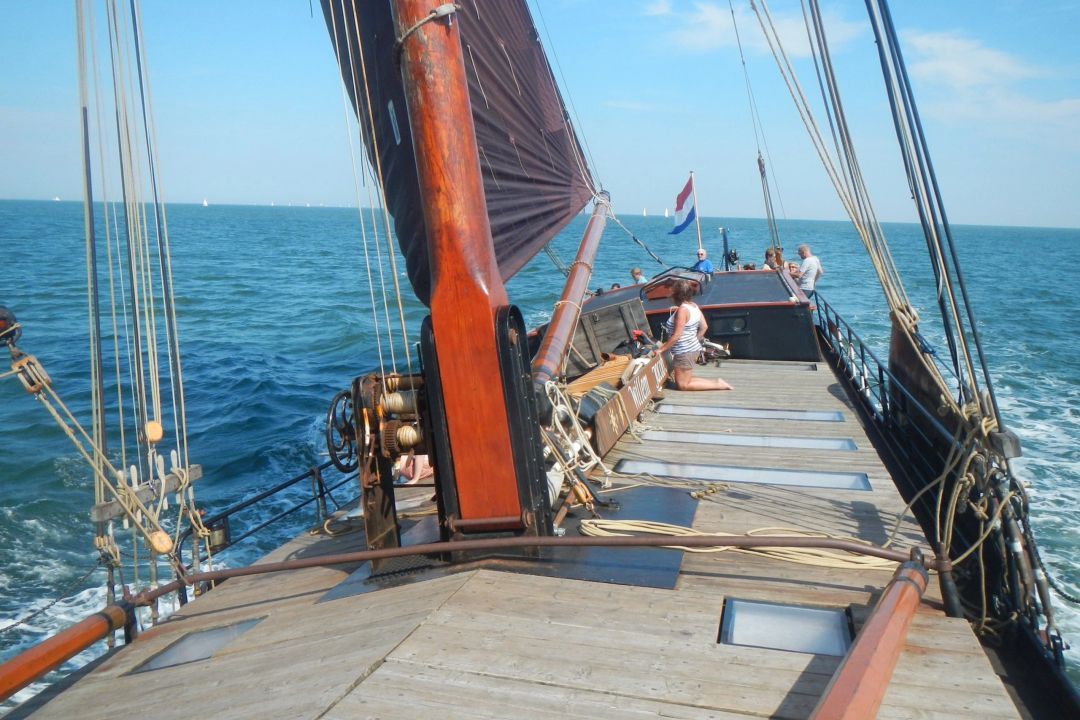 Crossing to Terschelling with the Minerva