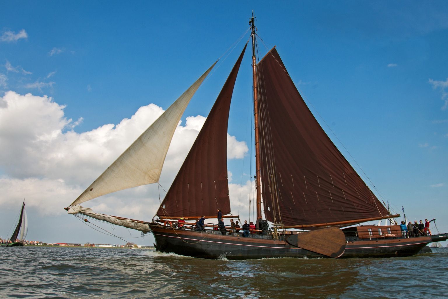 Single trip to Lauwersoog with the Willem Jacob