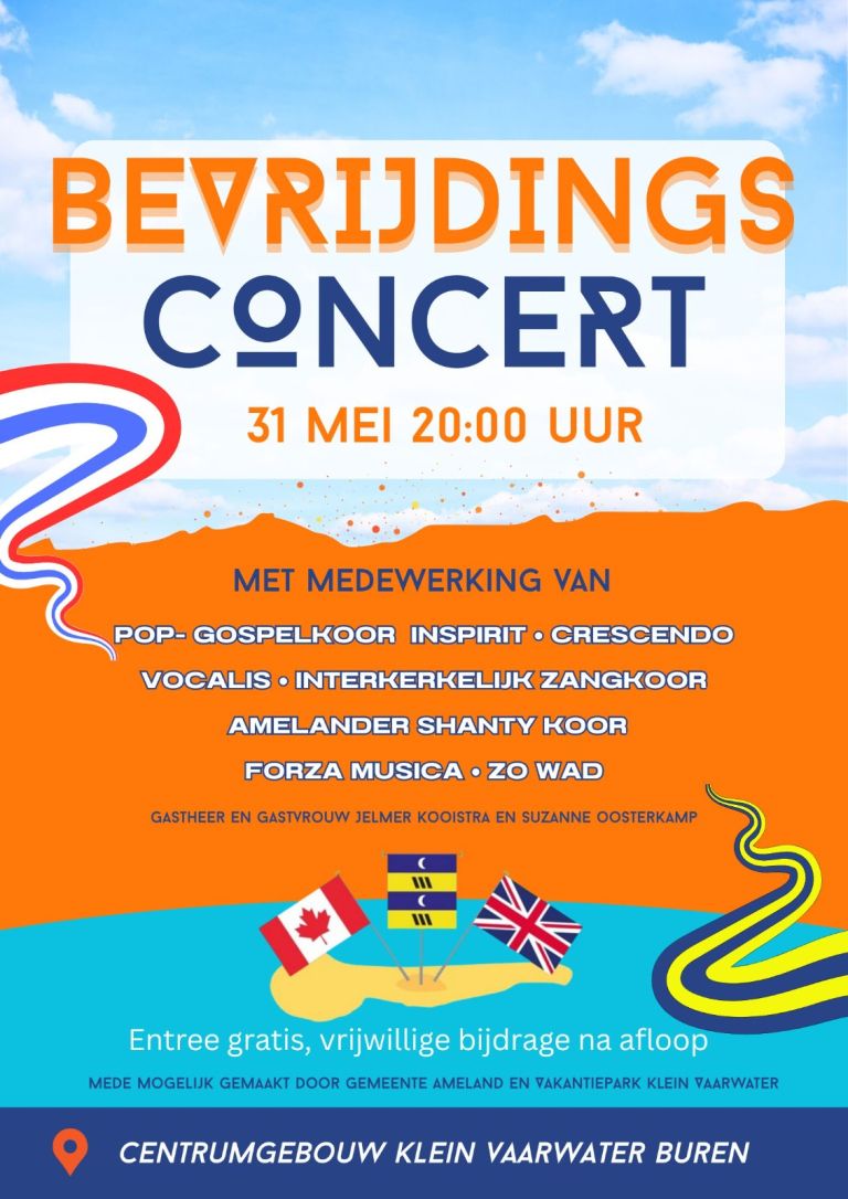 Bevrijdingsconcert - VVV Ameland