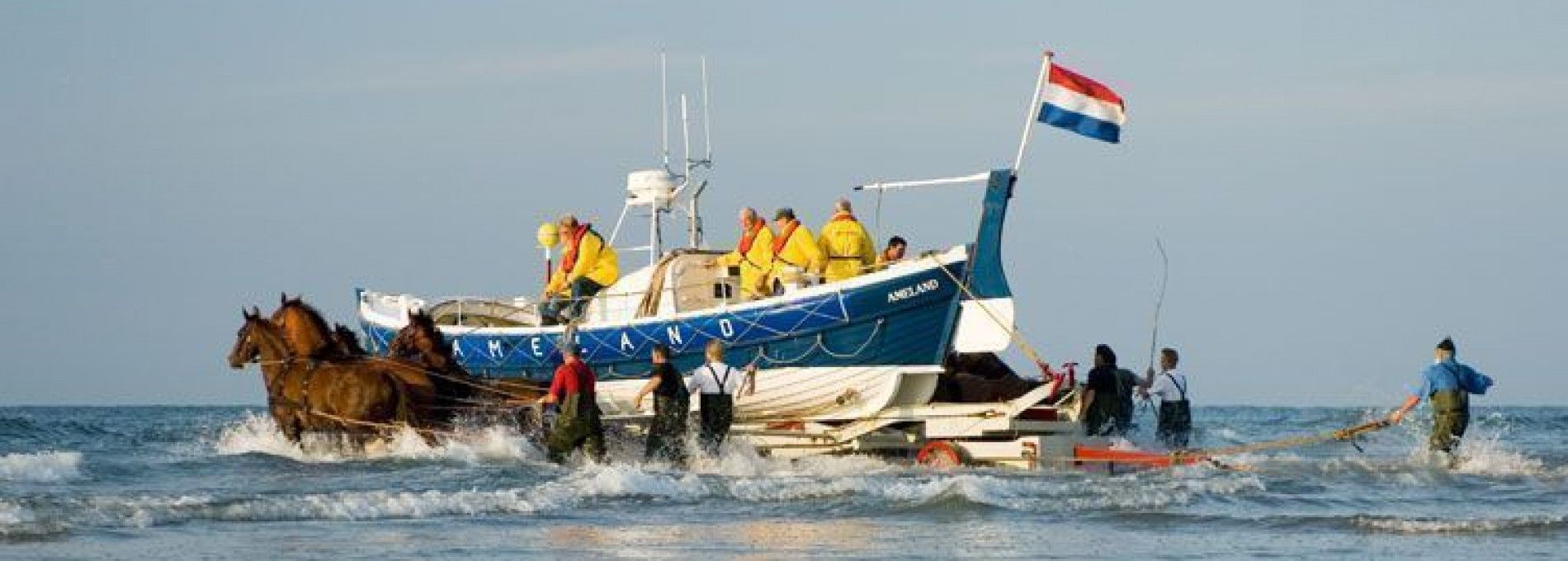 Demonstration horse-drawn rescue boat - Tourist Information