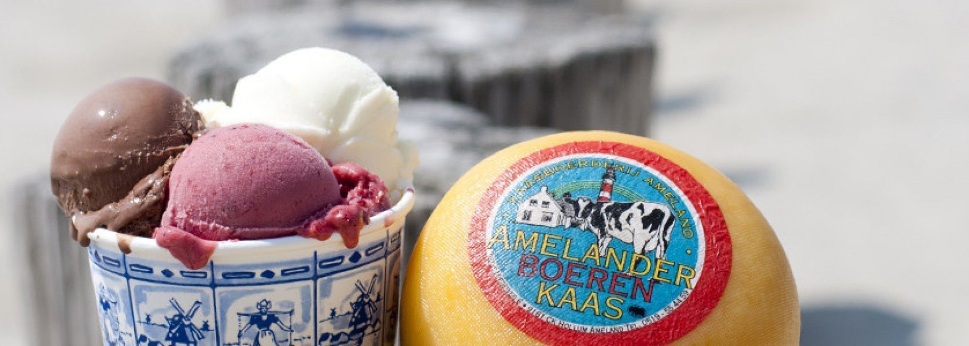 Ameland farmers cheese and farmers ice cream