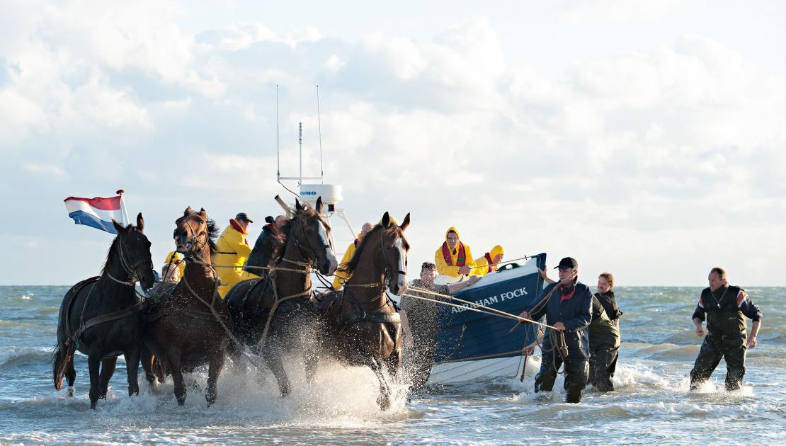 Demonstration horse-drawn rescue boat - Tourist Information 